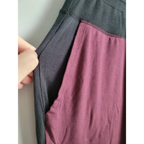 Tommy John Lounge Henley Medium Blue Black Maroon Thermal/cotton Jogger Set XS - Picture 5 of 8